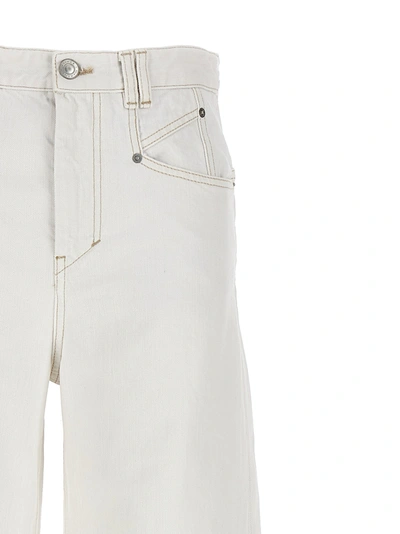 Shop Isabel Marant Lemony Jeans White