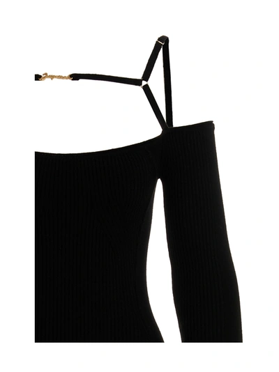 Shop Jacquemus Sierra Dresses Black
