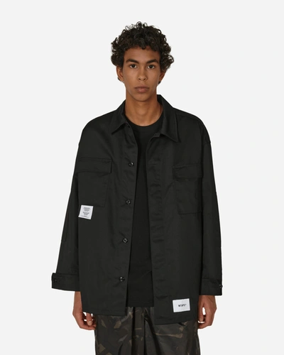 Shop Wtaps Guardian Jacket Black In Green