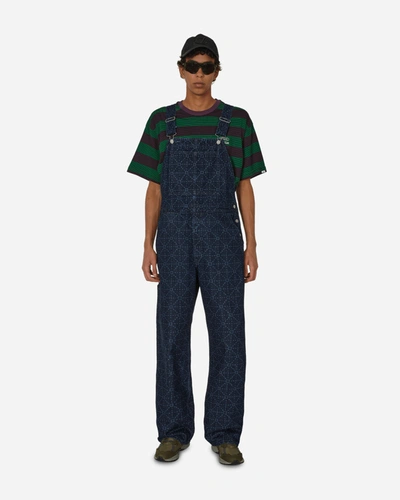 Shop Kenzo Levi's® Printed Denim Overall Rinse In Blue