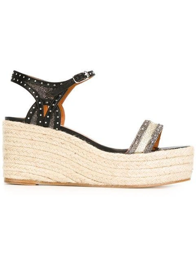 Shop Lanvin Espadrilles Wedge Sandals