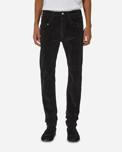 Shop Undercover Corduroy Studs Pant In Black