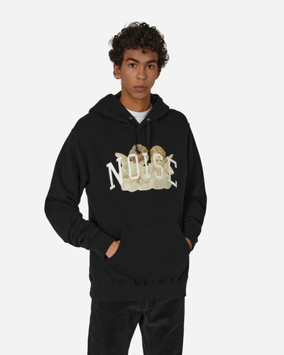 Shop Undercover Noise Hooded Sweatshirt In Black