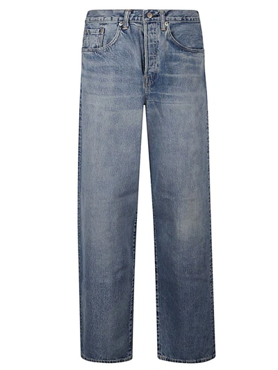 Shop Edwin Wide-leg Denim Jeans In Clear Blue