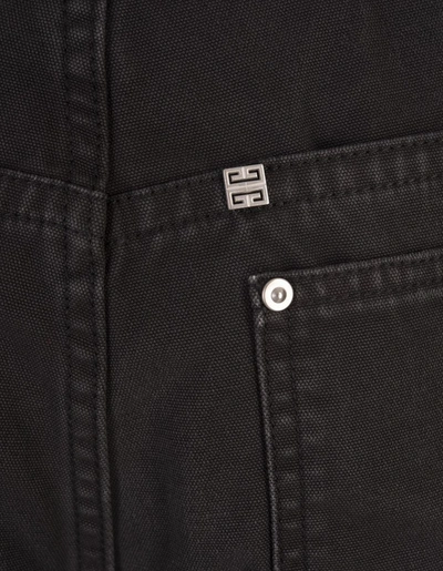 Shop Givenchy Carpenter Jeans In Denim In Black