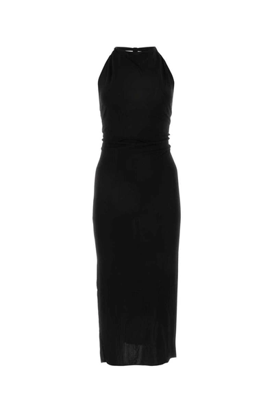 Shop Helmut Lang Dress In Black