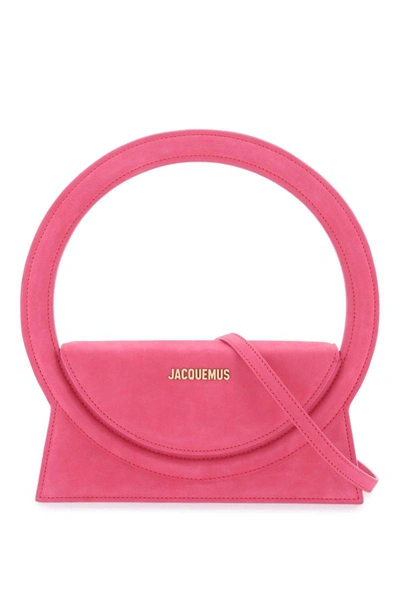 Le sac round leather top handle bag - Jacquemus - Women