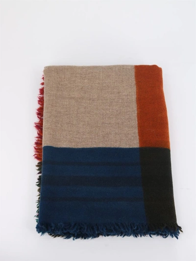 Shop Faliero Sarti Jammy Multicolor Cashmere Scarf