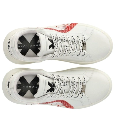 Shop John Richmond Dragon White Sneaker