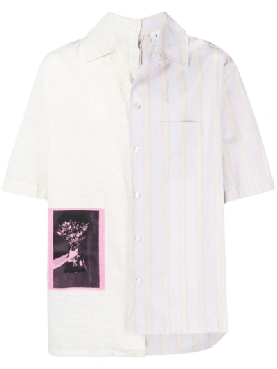 Shop Lanvin Cotton Shirt In Cream