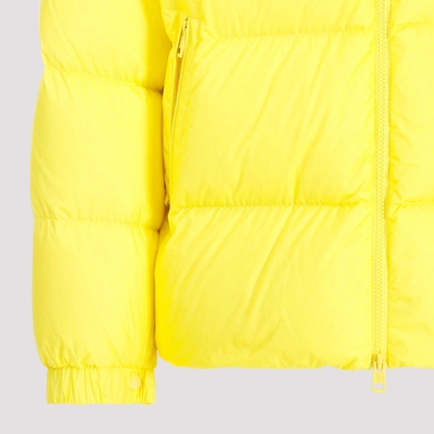 Shop Moncler Citala Jacket Wintercoat In Yellow &amp; Orange
