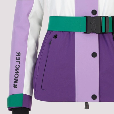 Shop Moncler Grenoble  Hainet Jacket Wintercoat In Pink &amp; Purple