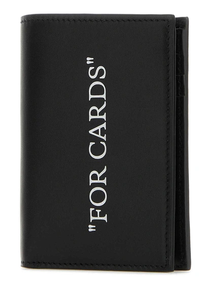 Off-white Off White Wallets In Black