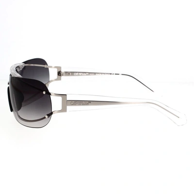 Shop Off-white Sunglasses In Silver