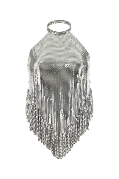 Shop Rabanne Paco  Shirts In Silver