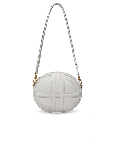 Shop Patou 'jp' Ivory Leather Crossbody Bag In White
