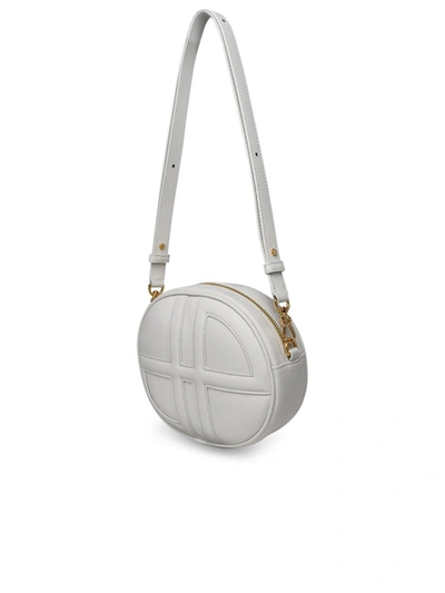 Shop Patou 'jp' Ivory Leather Crossbody Bag In White