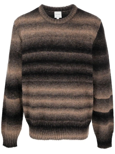 Shop Paul Smith Cashmere Sweater In Brown