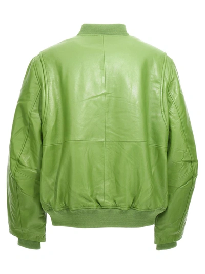 Shop Remain Birger Christensen 'maryan' Bomber Jacket In Green