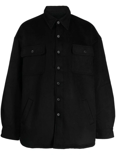 Shop Willy Chavarria Wool Jacket In Black