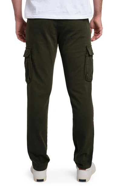 Shop North Sails Stretch Cotton Cargo Pants In Forest Green