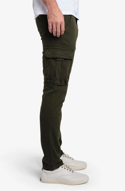Shop North Sails Stretch Cotton Cargo Pants In Forest Green