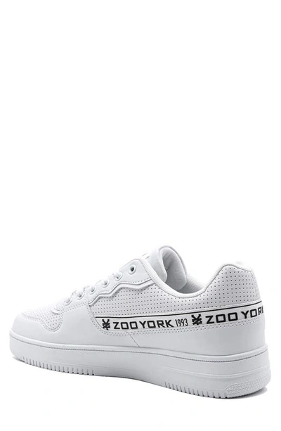 Shop Zoo York Deck Faux Leather Basketball Sneaker In White