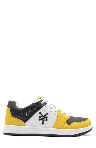 Shop Zoo York Casper Faux Leather Skate Sneaker In Yellow