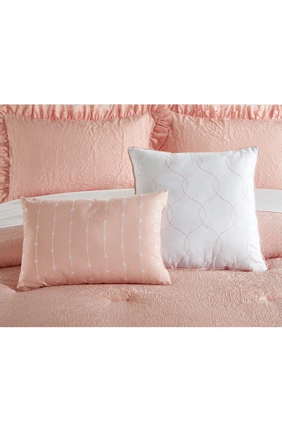 Shop Chic Kinslee Washed Crinkle Design 5-piece Set In Blush
