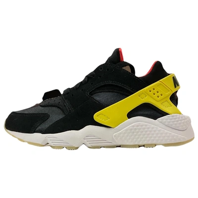 Shop Nike Air Huarache Sneaker In Black/yellow Strike-white In Multi