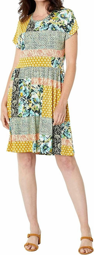 Johnny Was Paisley Block Relaxed T-shirt Dress In Multi In Multi