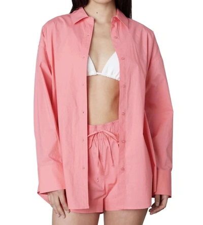 Shop Nia Leon/tony Shirt In Pink