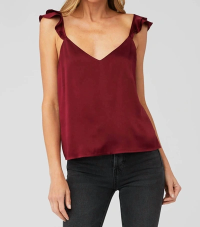 Shop Cami Nyc Cara Cami In Currant In Red