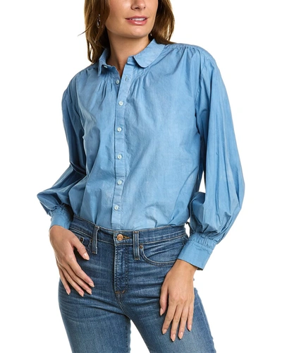 Shop Alex Mill Kit Shirt In Blue