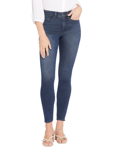 Shop Nydj Ami Seamless High-rise Precious Skinny Jean In Blue