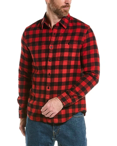 Shop Alex Mill Flannel Work Shirt In Red