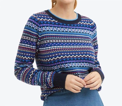 Draper James Women's Fair Isle Crew Neck Sweater