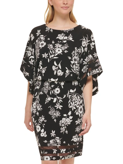 Shop Jessica Howard Womens Formal Midi Sheath Dress In Multi
