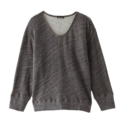 Shop Steven Alan Women French Terry Pullover Sweatshirt In Gray In Grey
