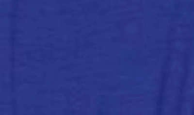 Go Couture Split Neck Straight Leg Jumpsuit In Royal Blue