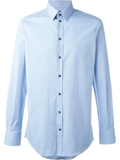 Shop Dolce & Gabbana Classic Shirt - Blue