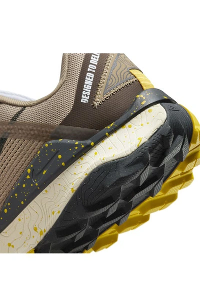 Shop Nike Wildhorse 8 Trail Running Shoe In Khaki/ Vivid Sulfur