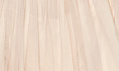 Shop Tutu Du Monde Neva Imitation Pearl Detail Long Sleeve Tulle Party Dress In Linen
