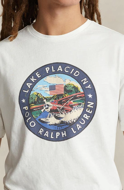Shop Polo Ralph Lauren Polo Sportsman Graphic T-shirt In Nevis