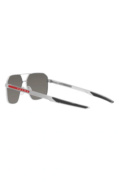 Prada Linea Rossa Man Sunglass Ps A50s In Silver