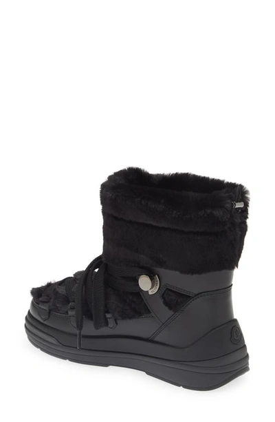 moncler black down insolux ankle boots