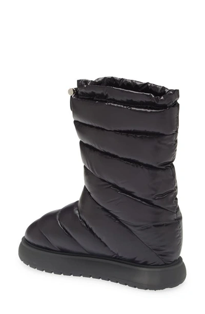 Shop Moncler Gaia Pocket Puffer Snow Boot In Black