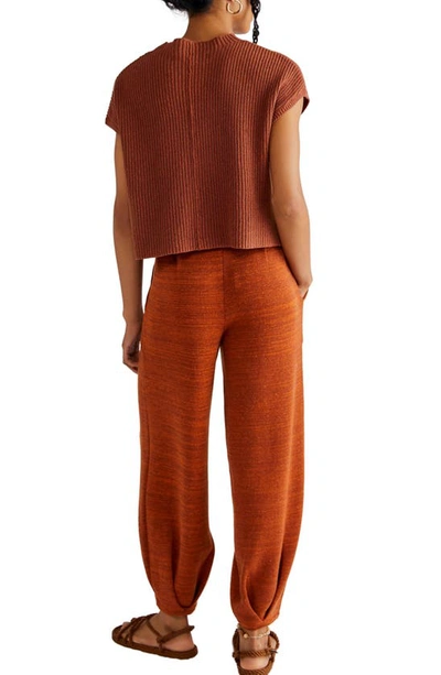 Shop Free People Free-est Freya Short Sleeve Sweater & Pull-on Pants In Mesa Combo