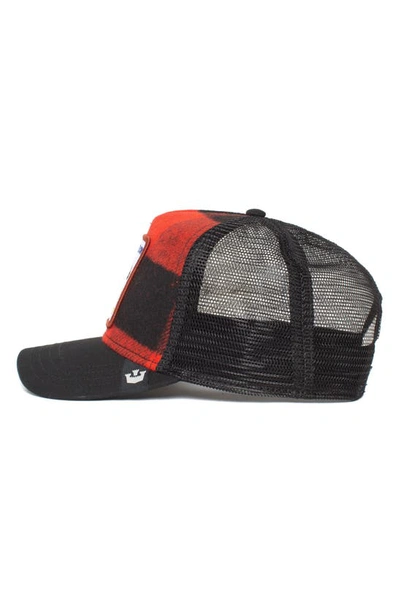 Shop Goorin Bros Ski Free Eagle Patch Trucker Hat In Red