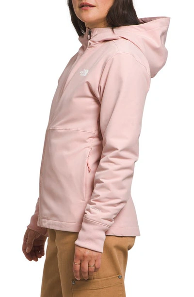 Shop The North Face Shelbe Fleece Lined Full Zip Hoodie In Pink Moss